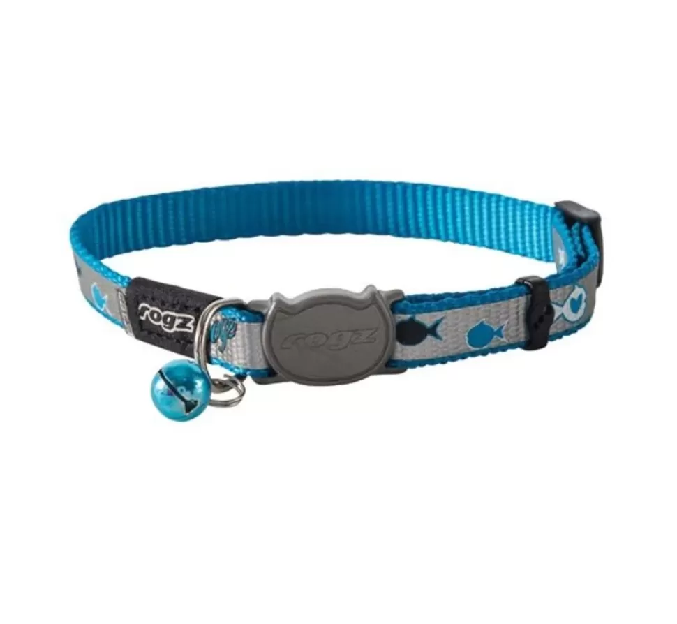 Rogz Kattenhalsband Reflectocat Blue Fish