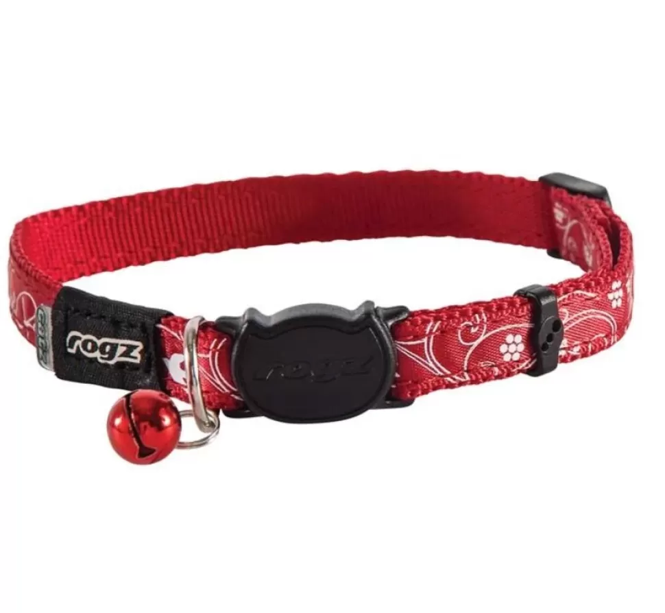 Rogz Kattenhalsband Silkycat Rood