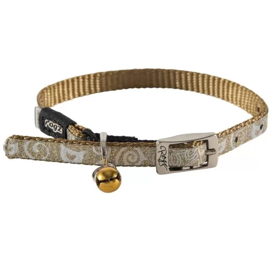 Rogz Kattenhalsband Sparklecat Goud