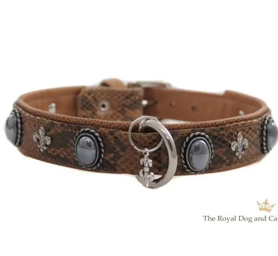 The Royal Cat and Dog Hondenhalsband Bonaparte Cognac